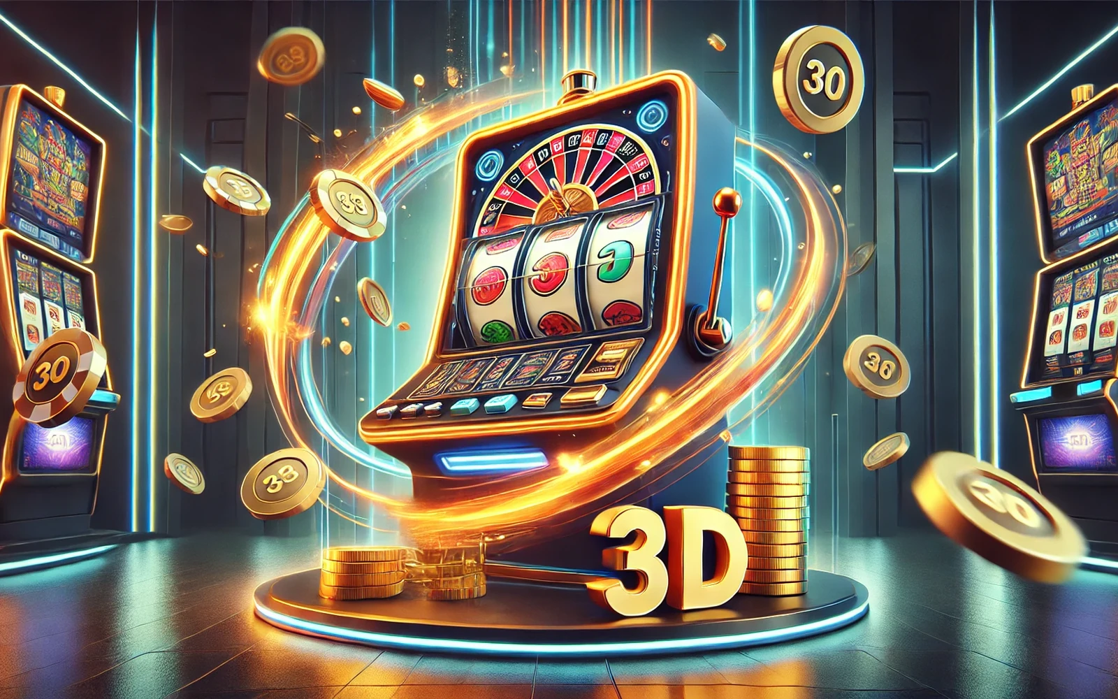 Antarmuka slot mobile dengan reel dan panel permainan
